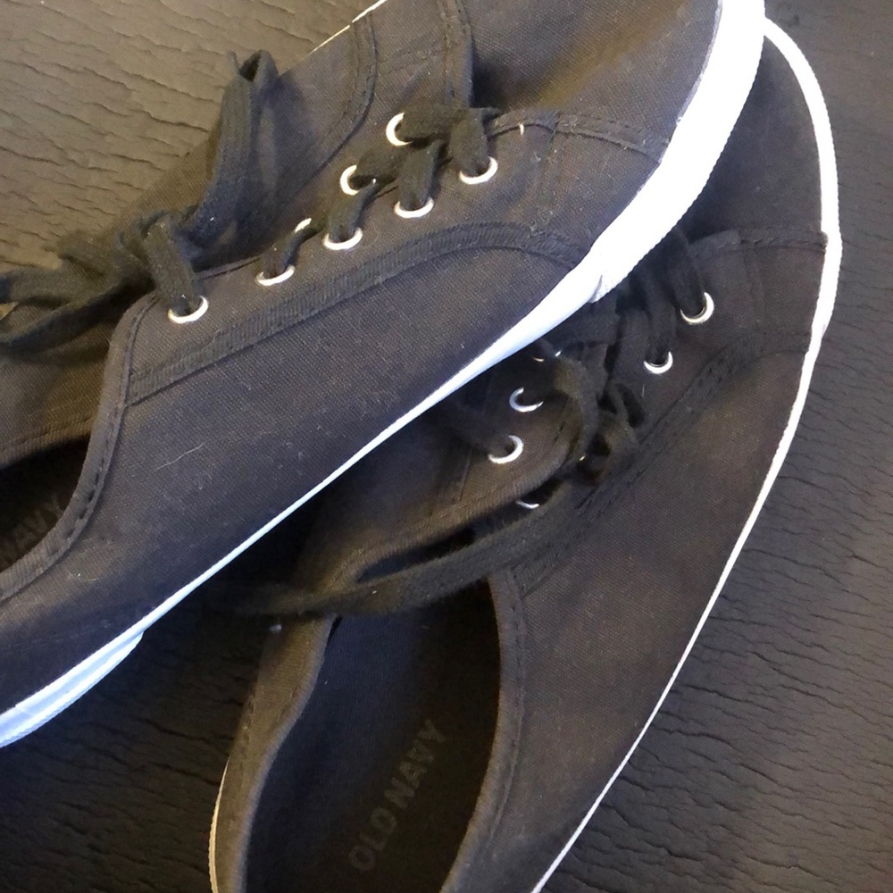 Old Navy Black Sneakers, Sz 10
